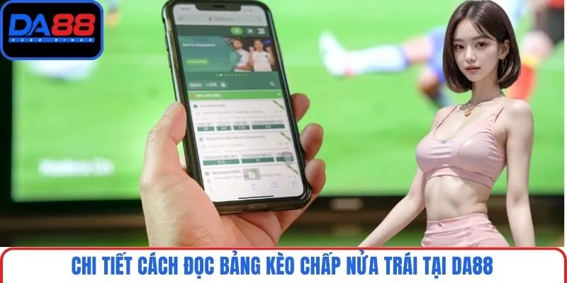 Chi tiết cách đọc bảng kèo chấp nửa trái tại DA88